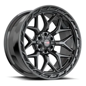 Vortek Offroad – VRP-504 ENZO – Black – 20″x10″ -18mm – All weather Wheels – 504201057-18GB